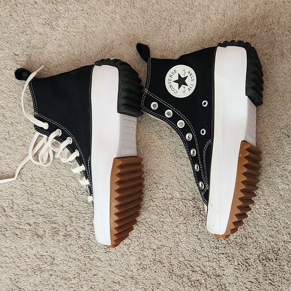 Converse Run Star Hike high black and white - Picture 5 of 12